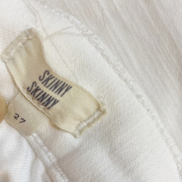 SOLD OUT | MADEWELL Skinny Skinny Denim Jeans white 27 - Picture 8 of 9